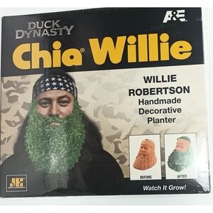 Duck Dynasty Willie Robertson Chia Pet Decorative Planter